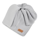 Ciepły Kocyk Bawełniany <b> z polarem </b> <em> Nico Pastelowy Róż </em> - obrazek 10