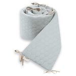 Ochraniacz <b> do łóżeczka </b> <em> Velvet Baby Blue </em>