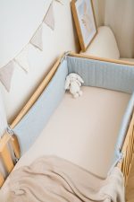 Ochraniacz <b> do łóżeczka </b> <em> Velvet Baby Blue </em> - obrazek 4