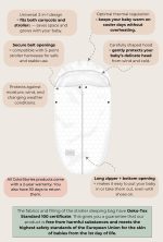 Śpiworek <b> do gondoli i spacerówki 2w1 6-24 mies.</b> <em> Baby Blue </em> - obrazek 9