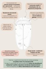 Śpiworek <b> do gondoli i spacerówki 2w1 6-24 mies.</b> <em> Baby Blue </em> - obrazek 8