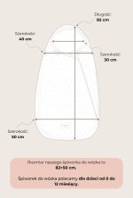 Śpiworek <b> do wózka i fotelika 2w1 0-10 mies. </b> <em> Temo </em> - obrazek 15