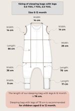Baby Sleeping Bag <b>1.0 TOG 6-12 </b> <em> Happy Goose </em> - Image 6