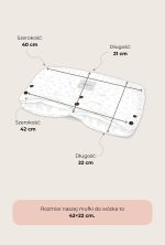 Warm <b> Teddy Stroller Muff </b> <em> Cream </em> - Image 9