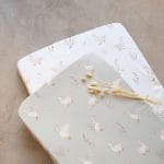 Cotton Baby Crib <b>Fitted Sheet 90x60 cm</b><em>Happy Goose Olive</em> - Image 5