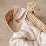 Cotton Pram Fitted Sheet 70x45 cm<em> Happy Goose Olive </em> - Image 6