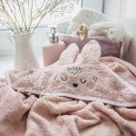 Ręcznik Królik Mały <b>pudrowy róż</b><em> Forest Friends </em> - obrazek 3