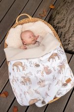Ciepły kocyk <b> bawełniany  </b> <em> Forest Friends </em> - obrazek 2