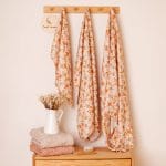 Bamboo Muslin Swaddle <b>100x120 cm</b><em> Primrose</em> - Image 5