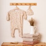Cotton Baby Pyjamas 62 cm <em> Primrose Beige </em> - Image 5