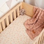 Cotton Baby Bed Fitted Sheet <b> 120x60 cm</b><em> Primrose Beige</em> - Image 2