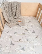 Prześcieradło <b>do łóżeczka 120x60cm</b><em> Birdsong </em> - obrazek 4