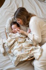 Cotton Baby Blanket <b></b> <em> Happy Goose Olive </em> - Image 5