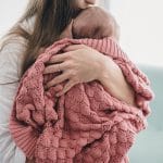 Bamboo Baby Blanket <b> Fema </b> <em>Dusty Rose</em> - Image 5