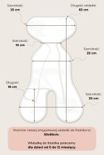 Wkładka antypotowa <b> do fotelika </b> <em> Happy Goose Olive S (0-18 kg)</em> - obrazek 7