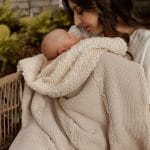 Warm Cotton <b> Teddy Lined Baby Blanket  </b> <em> Bruno Cappuccino </em> - Image 9