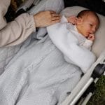 Warm Cotton <b> Fleece Lined Baby Blanket </b> <em> Nico Light Grey </em> - Image 2