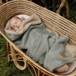 Warm Cotton <b> Fleece Lined Baby Blanket </b> <em> Nico Olive </em>