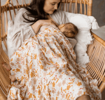 Bamboo Muslin Swaddle <b>100x120 cm</b><em> Primrose</em> - Image 2