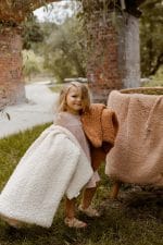 Poduszka dla niemowlaka <b> z barankiem </b> <em> wrzosowy róż </em> - obrazek 14