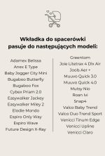 Wkładka <b> do spacerówki </b> <em> Forest Friends Beige </em> - obrazek 9