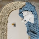 Cotton Pram Fitted Sheet 84x45 cm<em> 2-pack Beige & Happy Goose Olive </em> - Image 13