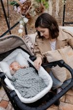 Bamboo Baby Blanket <b> Fema </b> <em>Olive </em> - Image 5