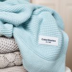 Bamboo Baby Blanket <b> Bibi </b> <em>Aqua</em> - Image 6