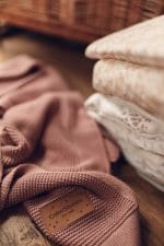 Bamboo Baby Blanket <b> Bibi </b> <em>Dusty Rose</em> - Image 8