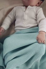 Bamboo Baby Blanket <b> Bibi </b> <em> Mint</em> - Image 4