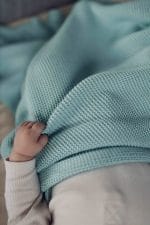 Bamboo Baby Blanket <b> Bibi </b> <em> Mint</em> - Image 5