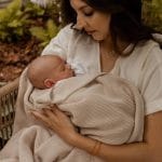 Bamboo Baby Blanket <b>Bibi</b> <em> Beige </em> - Image 2