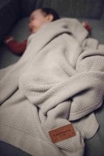 Bamboo Baby Blanket <b> Bibi </b> <em>Light Grey</em> - Image 3