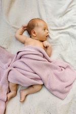 Bamboo Baby Blanket <b> Bibi </b> <em> Pastel Pink </em> - Image 4