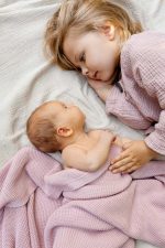Bamboo Baby Blanket <b> Bibi </b> <em> Pastel Pink </em> - Image 5