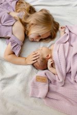 Bamboo Baby Blanket <b> Bibi </b> <em> Pastel Pink </em> - Image 7