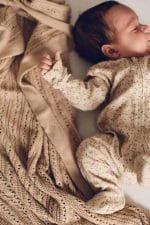 Bamboo Baby Blanket <b>Ellie </b><em>Cappuccino </em> - Image 12