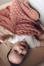 Bamboo Baby Blanket <b> Fema </b> <em>Dusty Rose</em> - Image 7