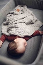 Bamboo Baby Blanket <b> Fema </b> <em>Light Grey </em> - Image 3