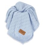 Bamboo Baby Blanket <b> Hana </b> <em> Baby Blue </em>