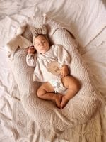 Cotton Baby Blanket<b> Ben </b> <em>Light Beige</em> - Image 5