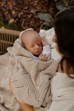 Cotton Baby Blanket<b> Ben </b> <em>Light Beige</em> - Image 2