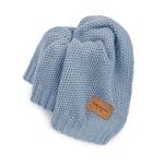 Cotton Baby Blanket <b> Leo </b> <em> Ocean Blue</em>