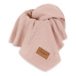 Bamboo Baby Blanket Emma Pastel Pink