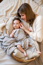 Bamboo <b> Baby Blanket Emma </b> <em> Light Grey </em> - Image 2