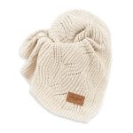 Warm Merino Wool<b> Baby Blanket </b> <em> Bono Warm Beige </em>
