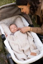 Warm Merino Wool<b> Baby Blanket </b> <em> Bono Warm Beige </em> - Image 3