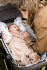 Merino Wool  <b> Baby Blanket </b> <em> Meri Cappuccino </em> - Image 6
