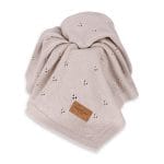 Merino Wool  <b> Baby Blanket </b> <em> Meri Cappuccino </em>