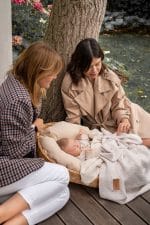 Merino Wool  <b> Baby Blanket </b> <em> Meri Warm Beige </em> - Image 7